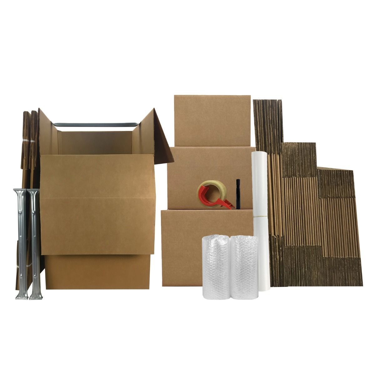 Moving Kit with Wardrobe Boxes:  Moving Vacation Home