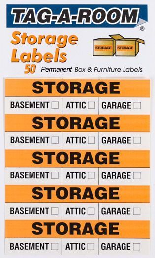Storage Box Labels