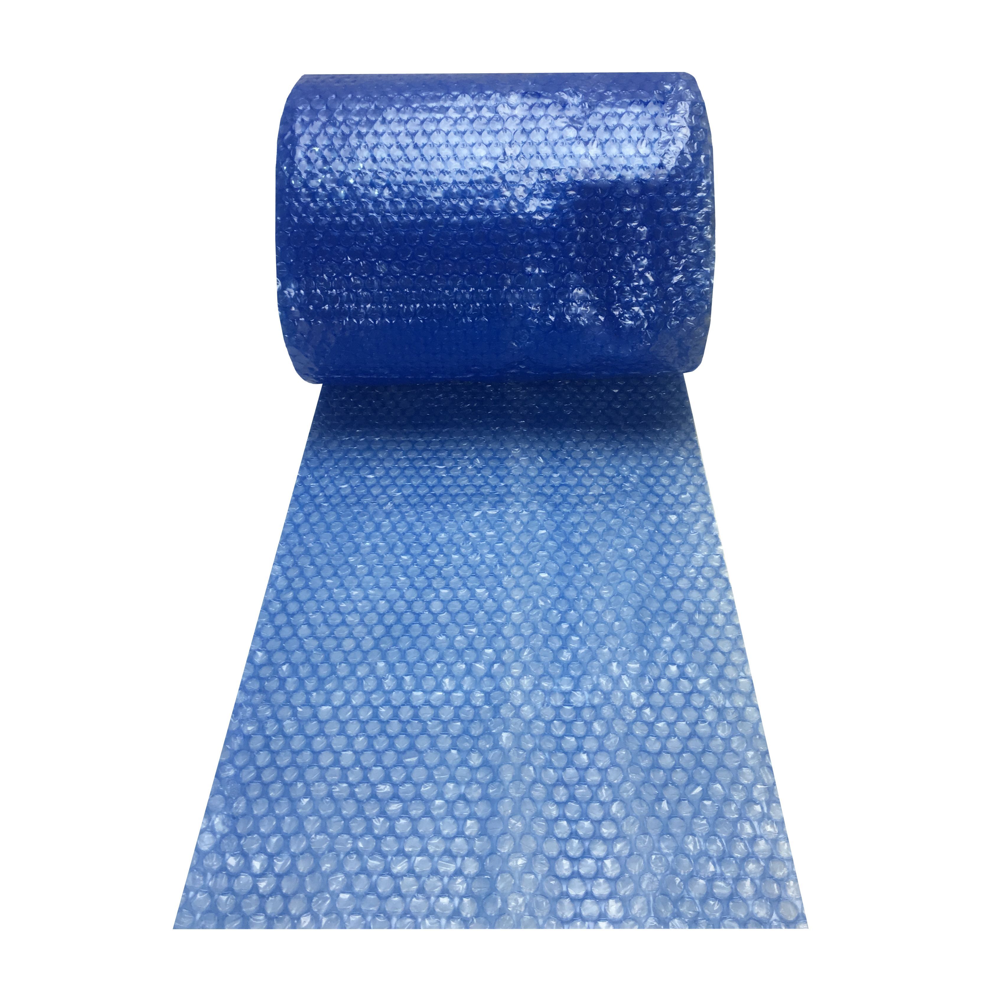 Blue Bubble Roll Wrap Small 3/16" 12" Wide