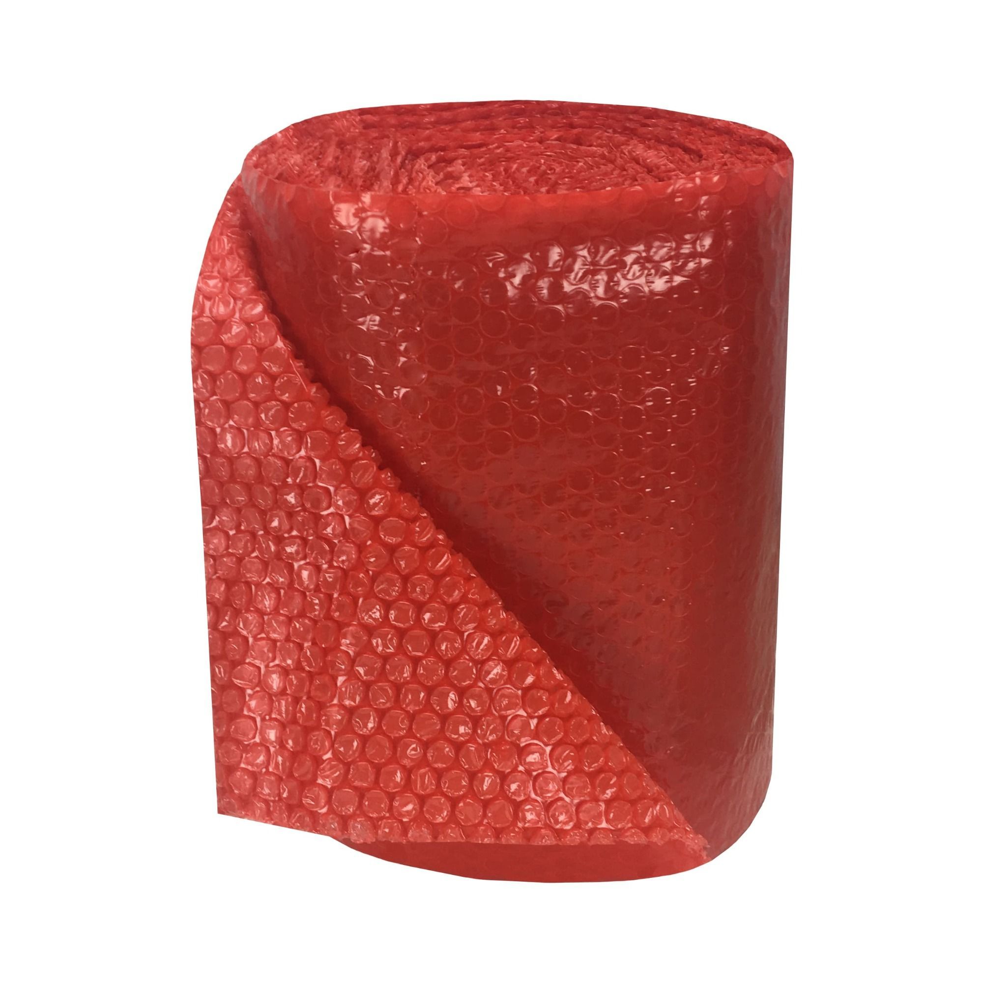 Red Bubble Cushioning Wrap For Holiday Shipping
