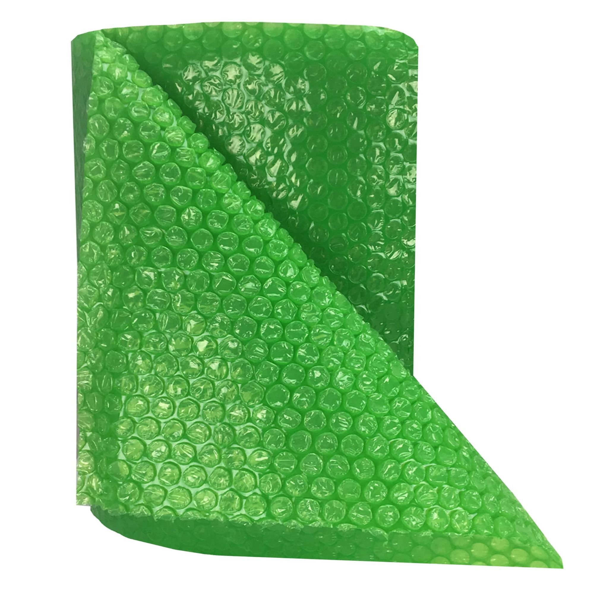 Green Bubble Roll Wrap Gift Packing For Shipments