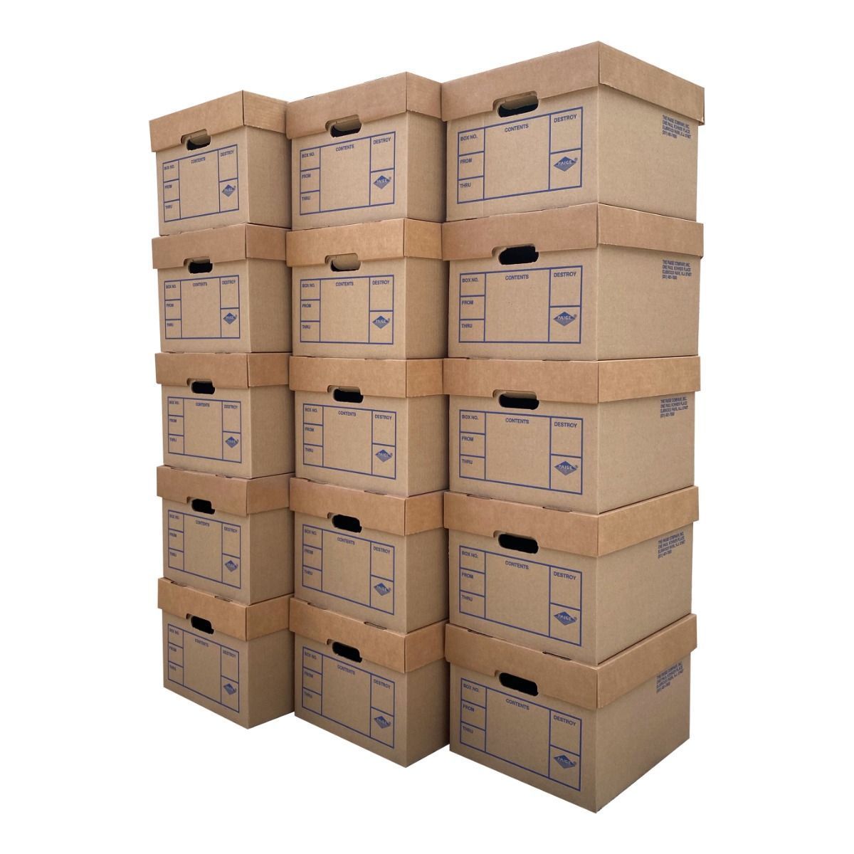 Cardboard Storage Boxes with Lids