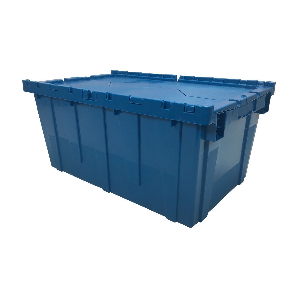 Storage and Packing Plastic Crates, 27" x 17" x 12" that stack fully maximize the storage areas