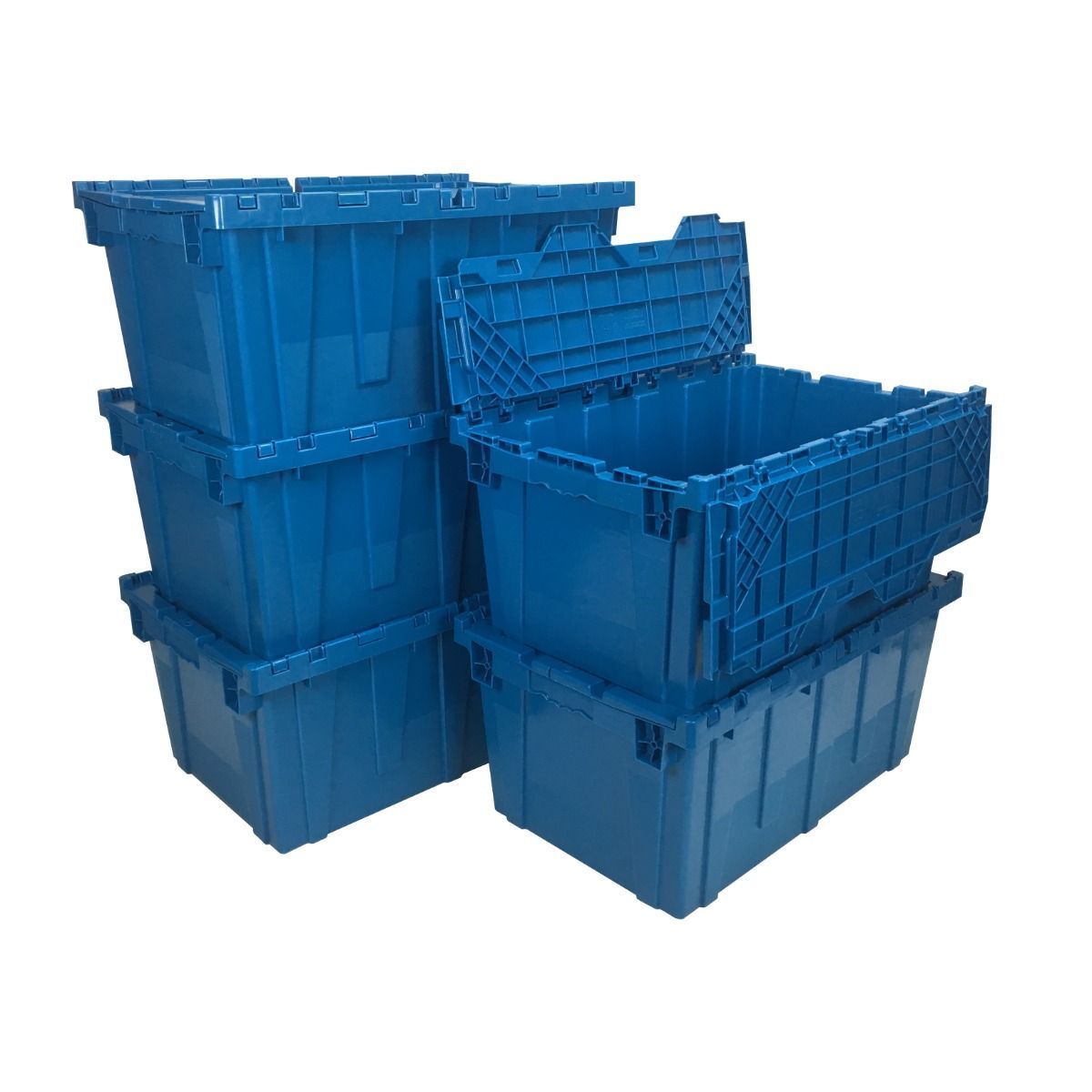 Storage and Packing Plastic Crates, 27" x 17" x 12"
