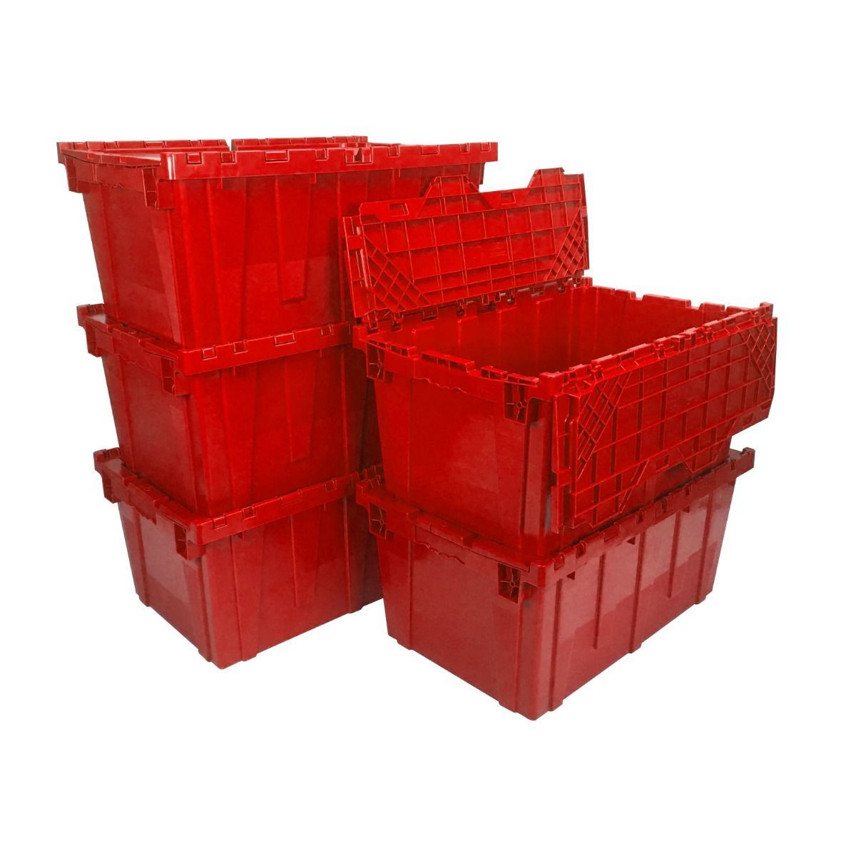 Storage and Packing Plastic Crates, 27" x 17" x 12"