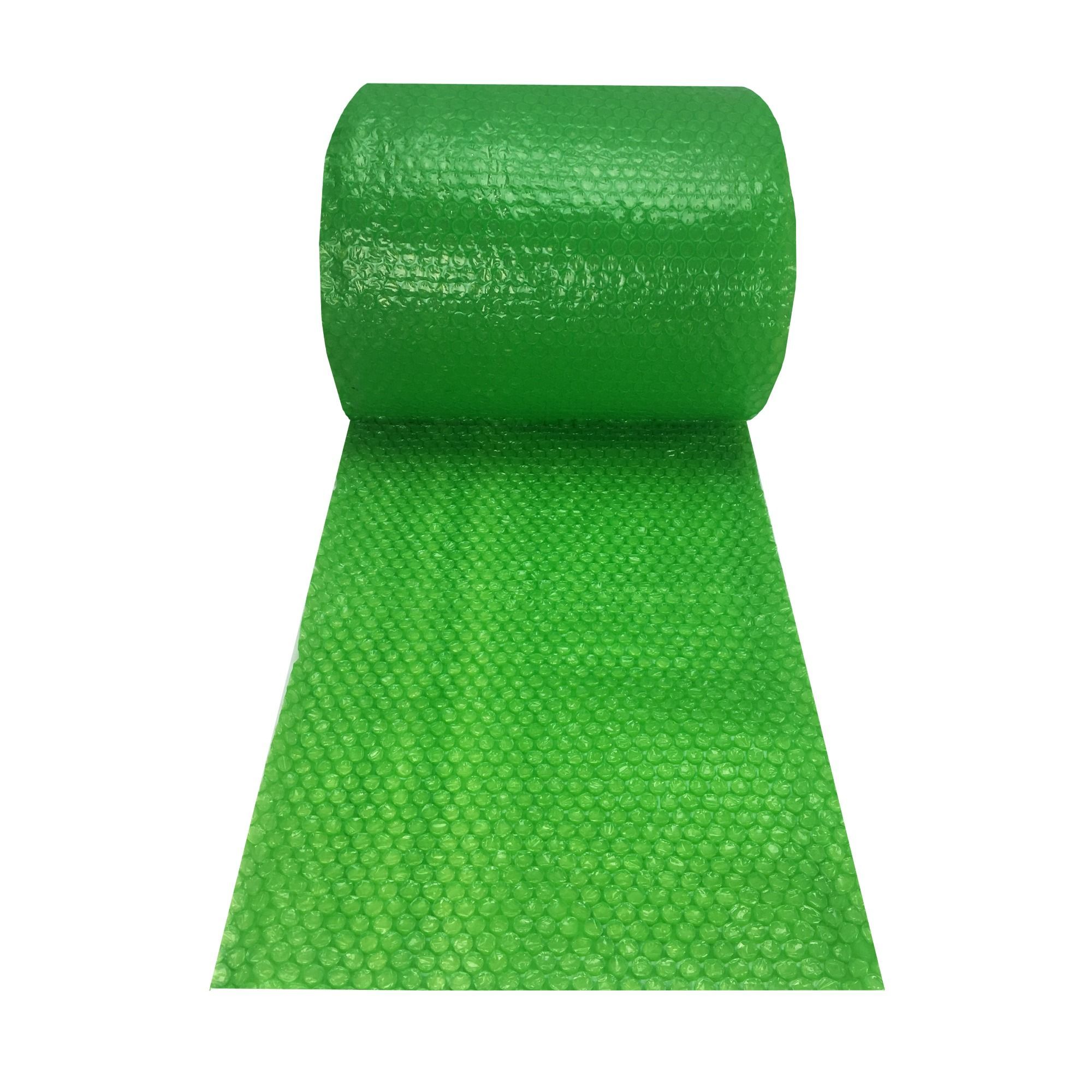 Small Green Bubble Cushion 3/16" 12" Wide-180-Feet Perforated Every 12"