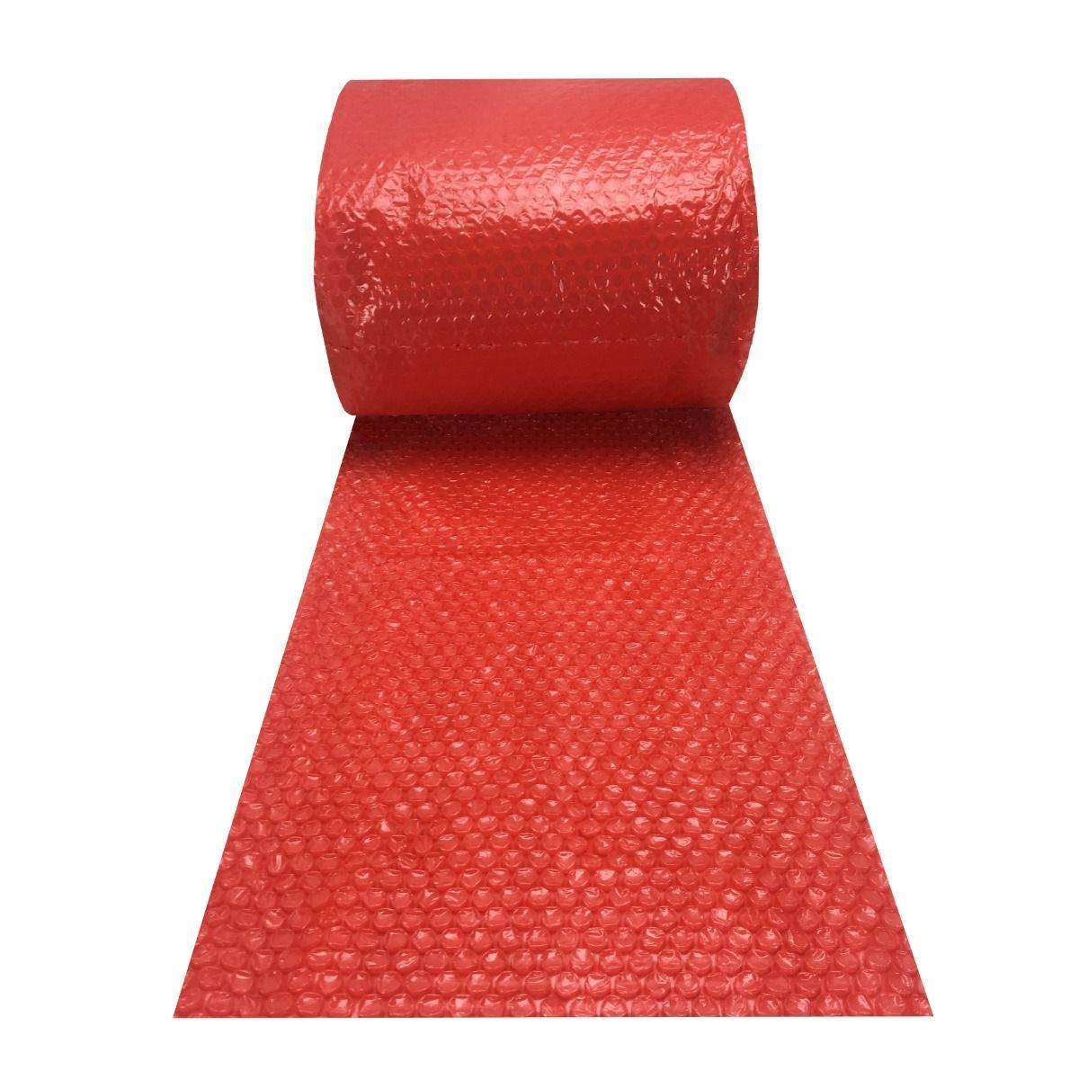 Red Bubble Cushioning Wrap For Holiday Shipping