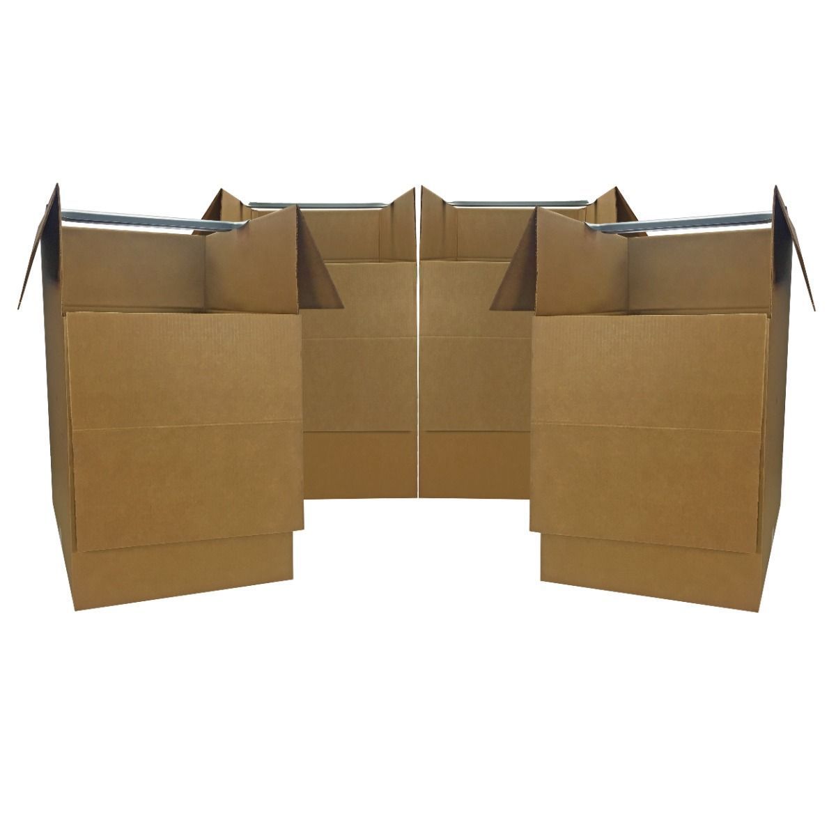 UBMOVE 4 Wardrobe Boxes 24x24x40 To Move or Storage Seasonal Clothes