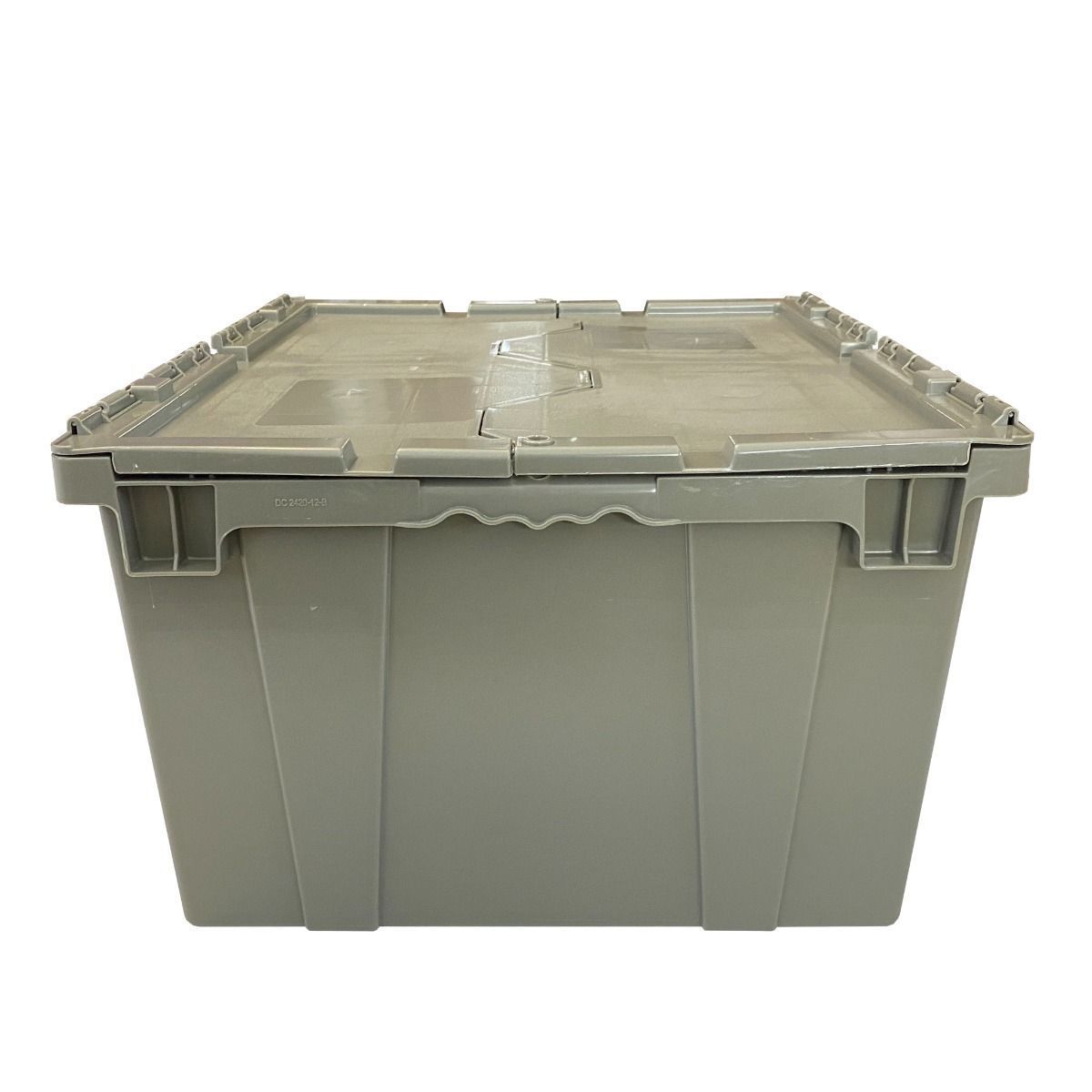 Handheld Attached Lid Container 21.9" x 15.3" x 17.2" Gray