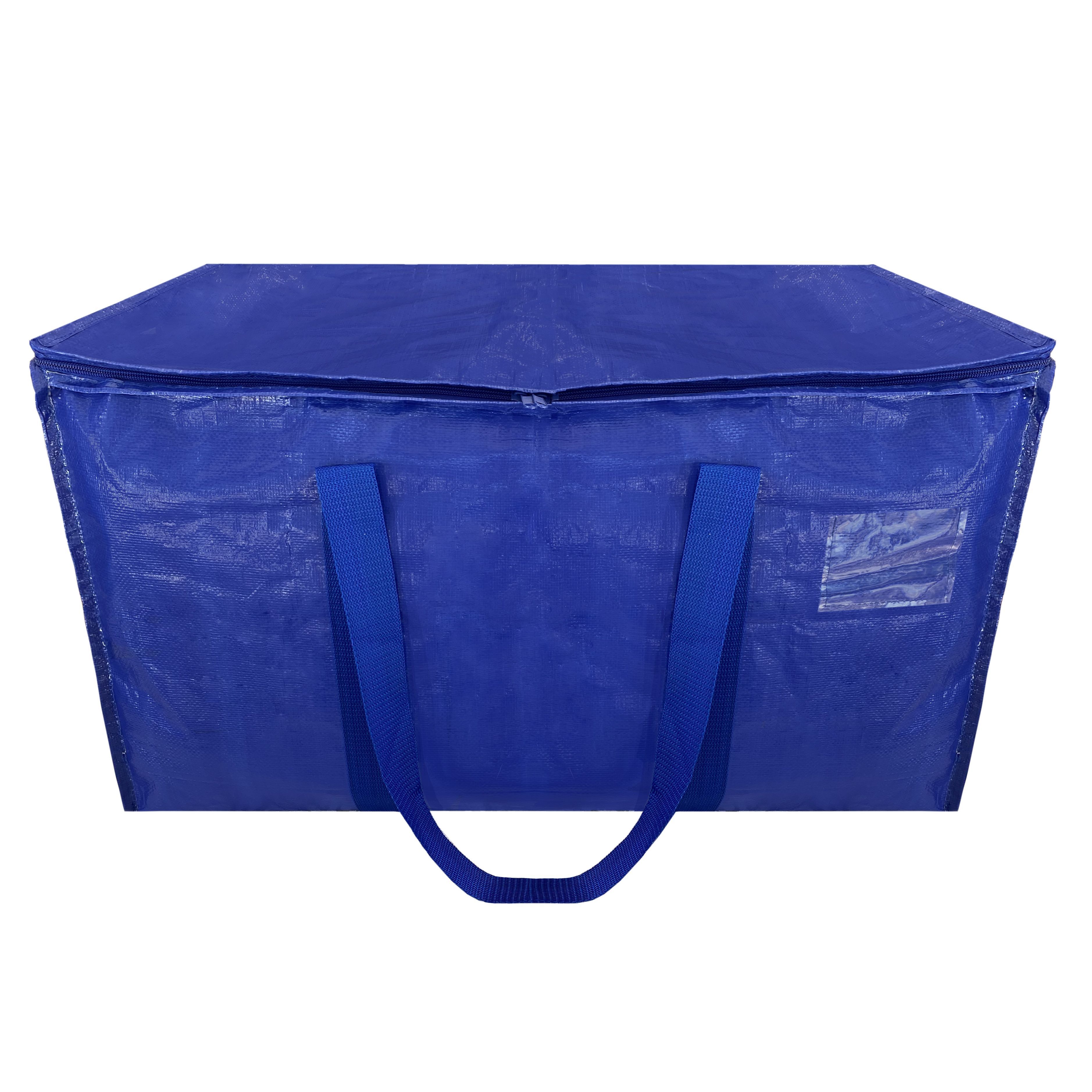 Storage Totes Moving Bags - 8 Pack for Easy Organizing and Transporting