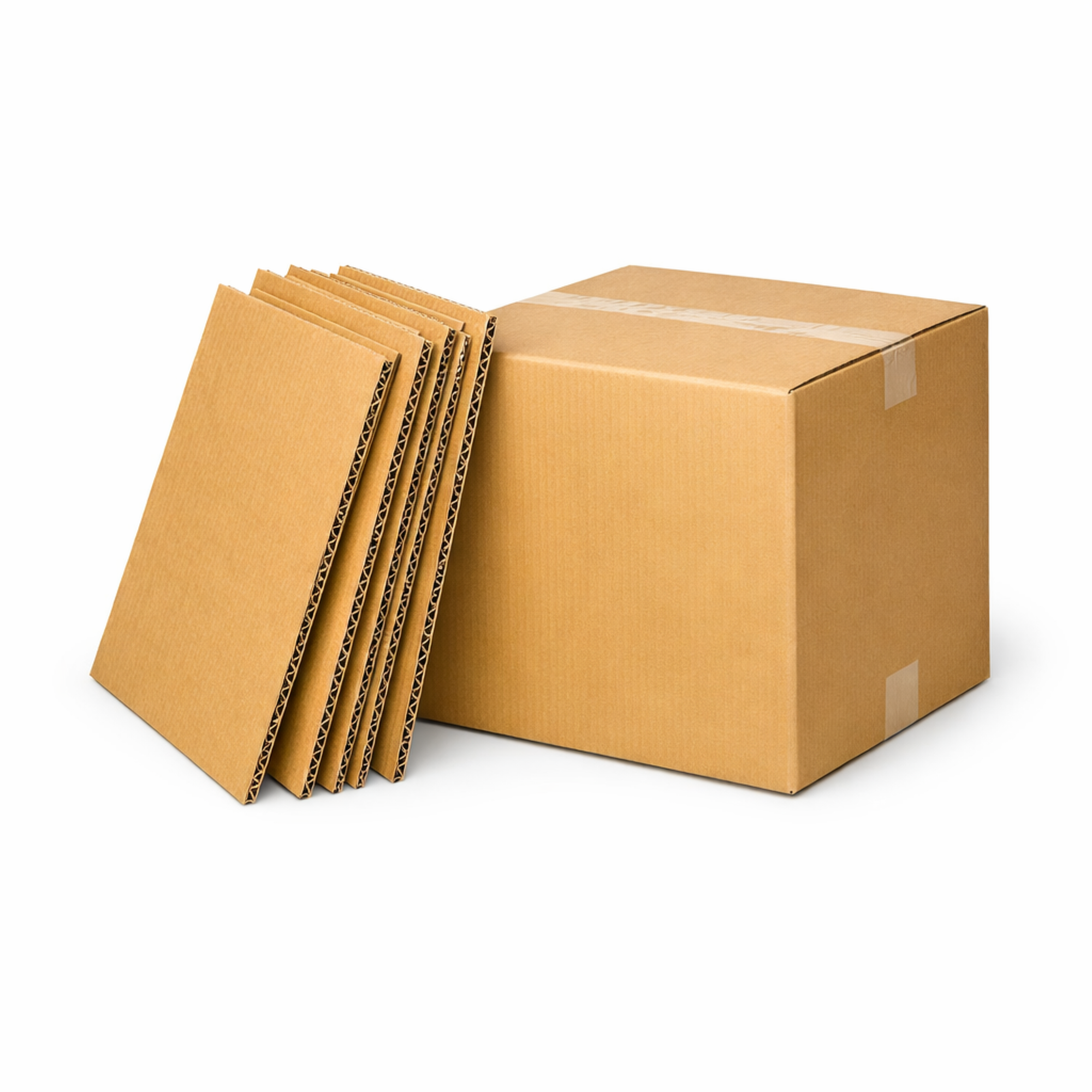 3 Sturdy College Boxes 44 ECT For Storage 18" x 18" x 18"